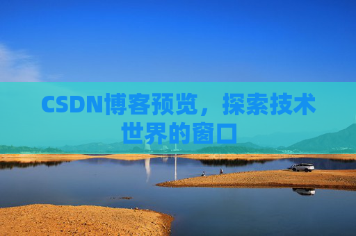 CSDN博客预览,探索技术世界的窗口